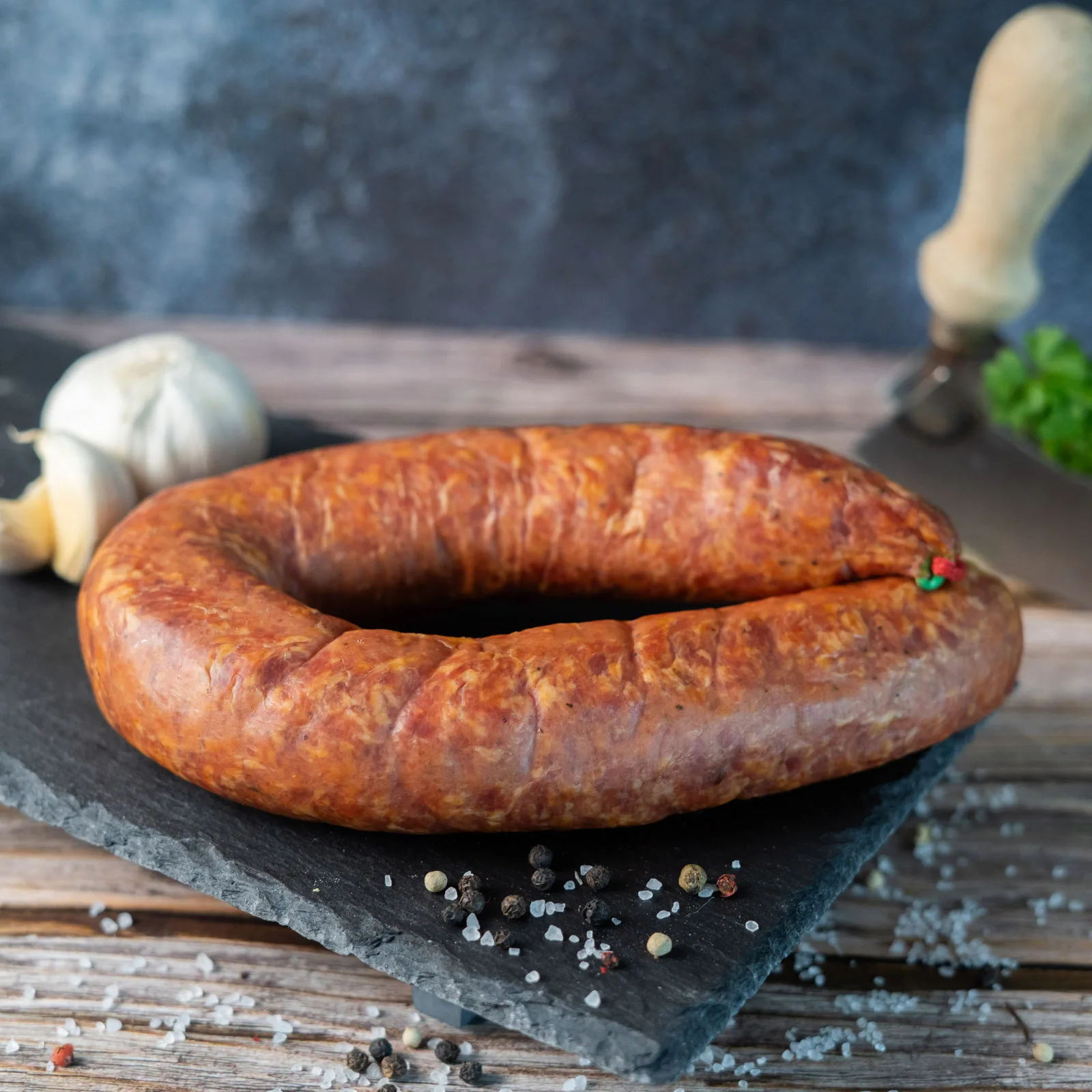 Auf MLF-Shop.de können Sie Ihre Knoblauchknackwurst im Ring günstig und schnell online kaufen.