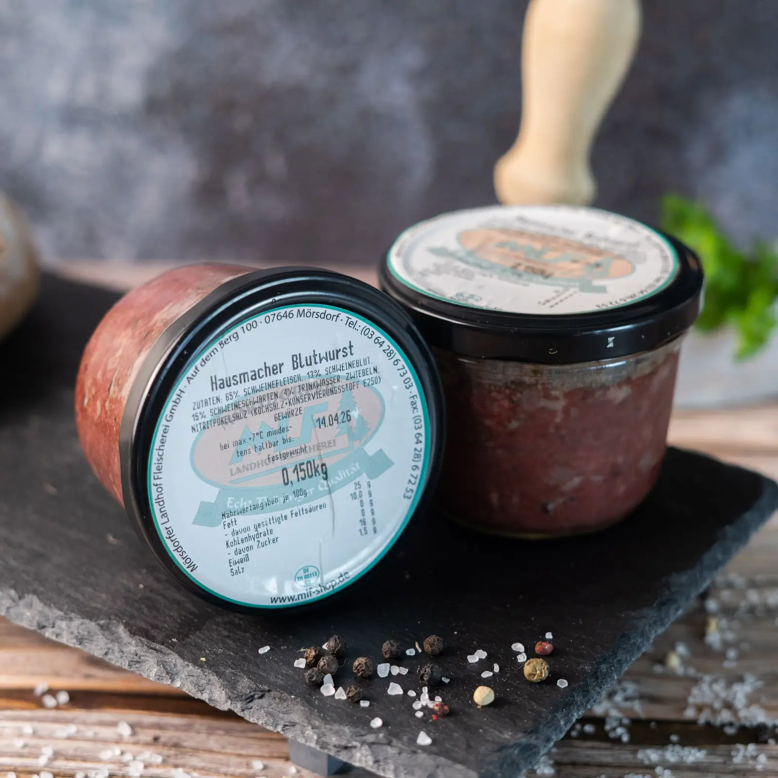 Hausmacher Blutwurst im Glas 150g