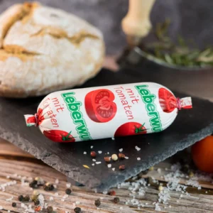 Feingekutterte Tomatenleberwurst 150g