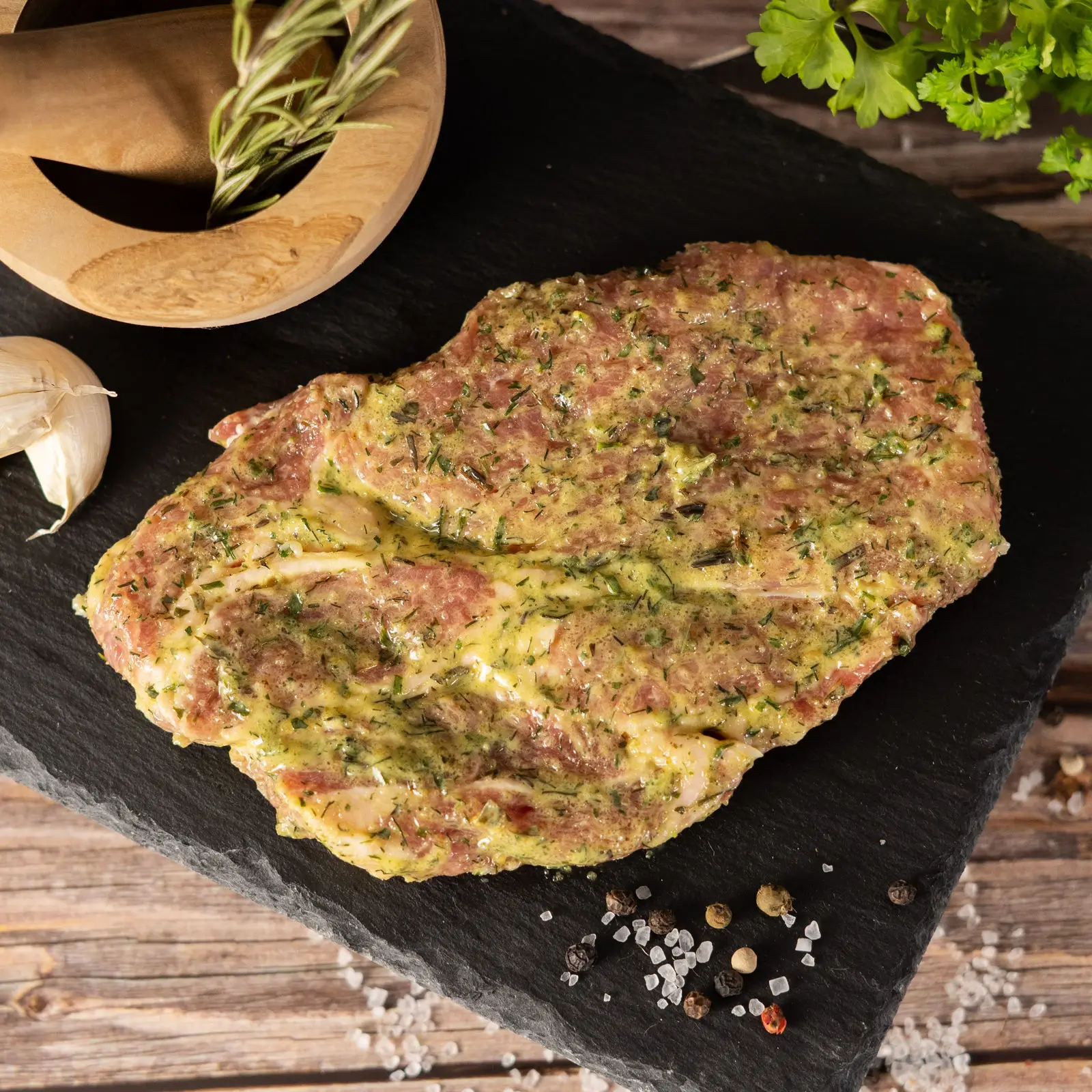 Rostbrätel Kräuterbutter 4 Stück (720g)