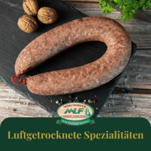 Luftgetrocknete Wurst Spezialitäten